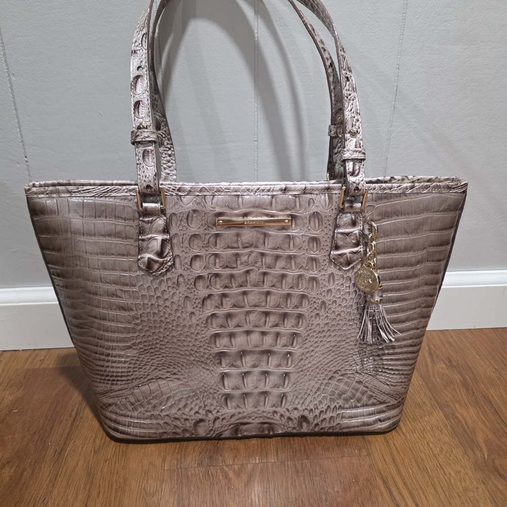 Brahmin Taupe Medium Asher Chardonnay Melbourn